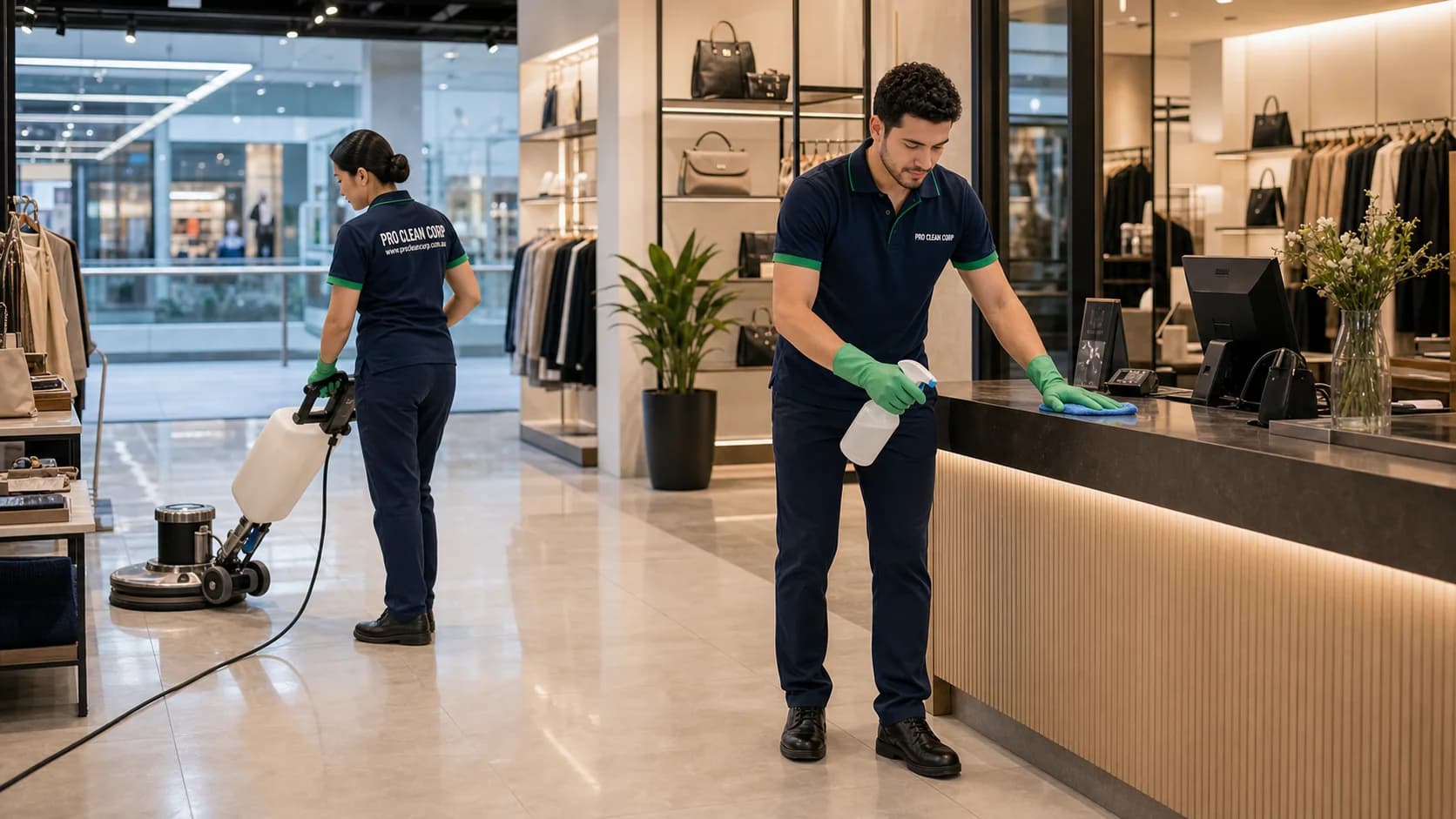 Retail Cleaning commercial cleaning services in Newington